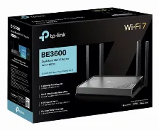 Ruteador Inalámbrico Tp-link Archer Be220 4 Ant., Wi-fi 7 (802.11be), 4 Rj-45, 2882 Mbit/s, Negro